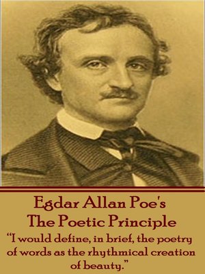 cover image of The Poetic Principle